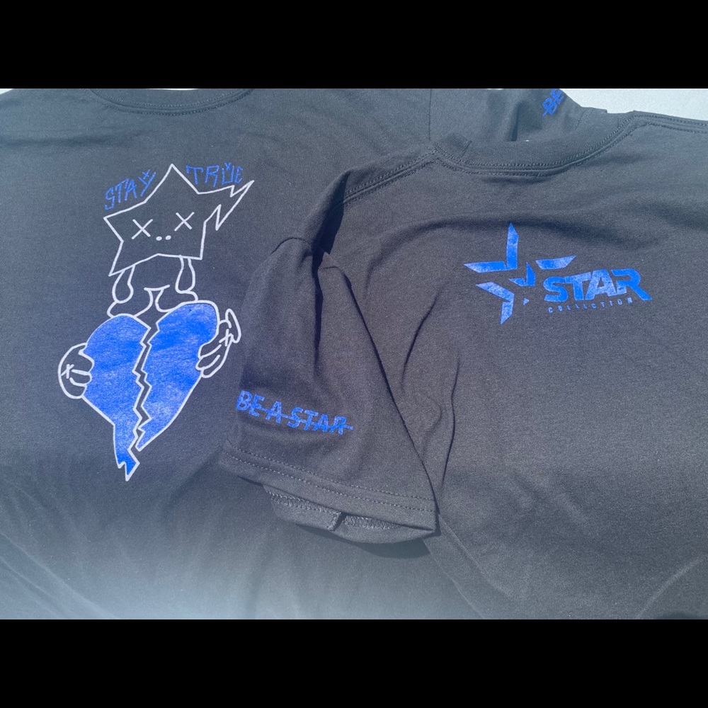 Black & Blue STARcollection Tee Shirt Unisex
